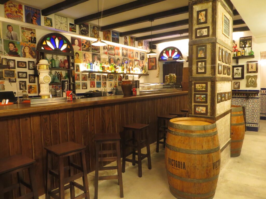 Authentic tapas bar Malaga La Tranca