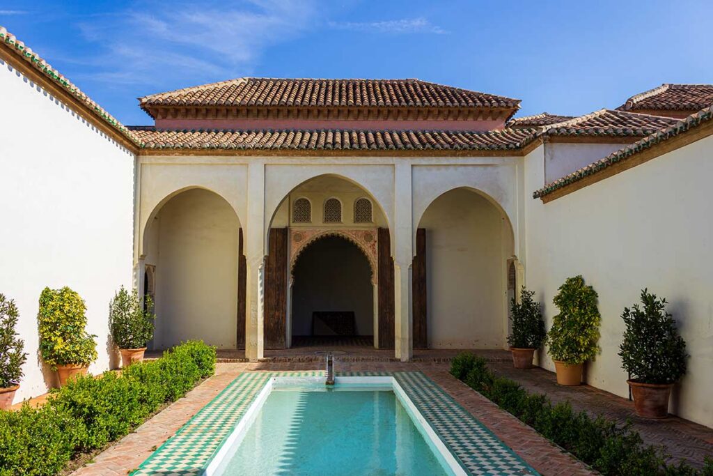 Moorish palace Alcazaba in Malaga