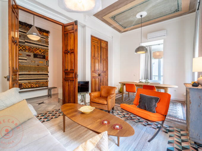 Living room in Gorgeous apartment in historic center