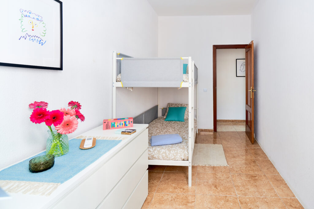 bunk beds in Urban Oasis in Historic Málaga